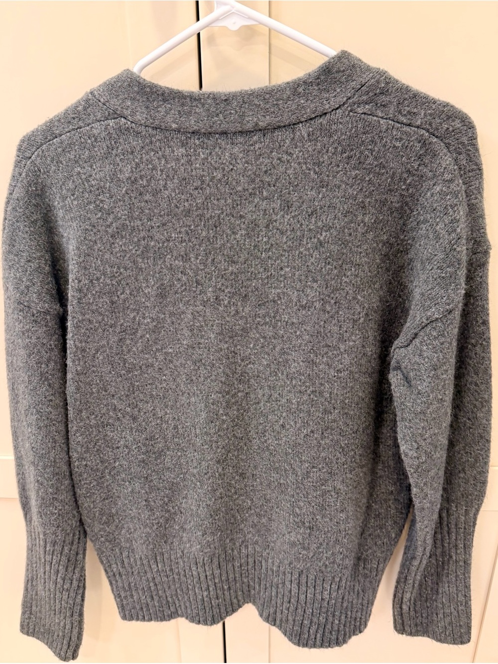 Rachel Zoe Dark Gray V-Neck Button Cardigan - Picture 4 of 4